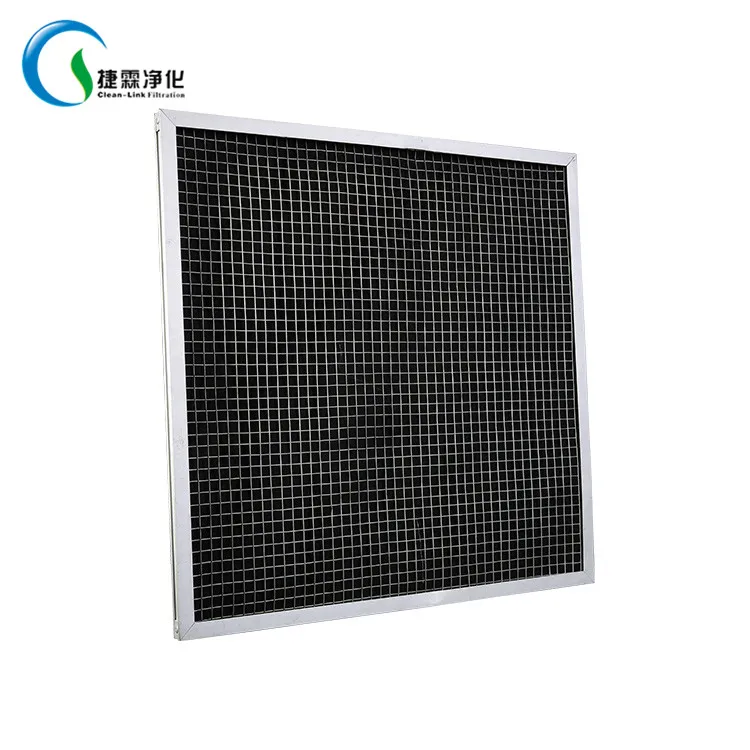 Low Resistance PP Fiber Black Pre Panel Nylon Mesh Filter