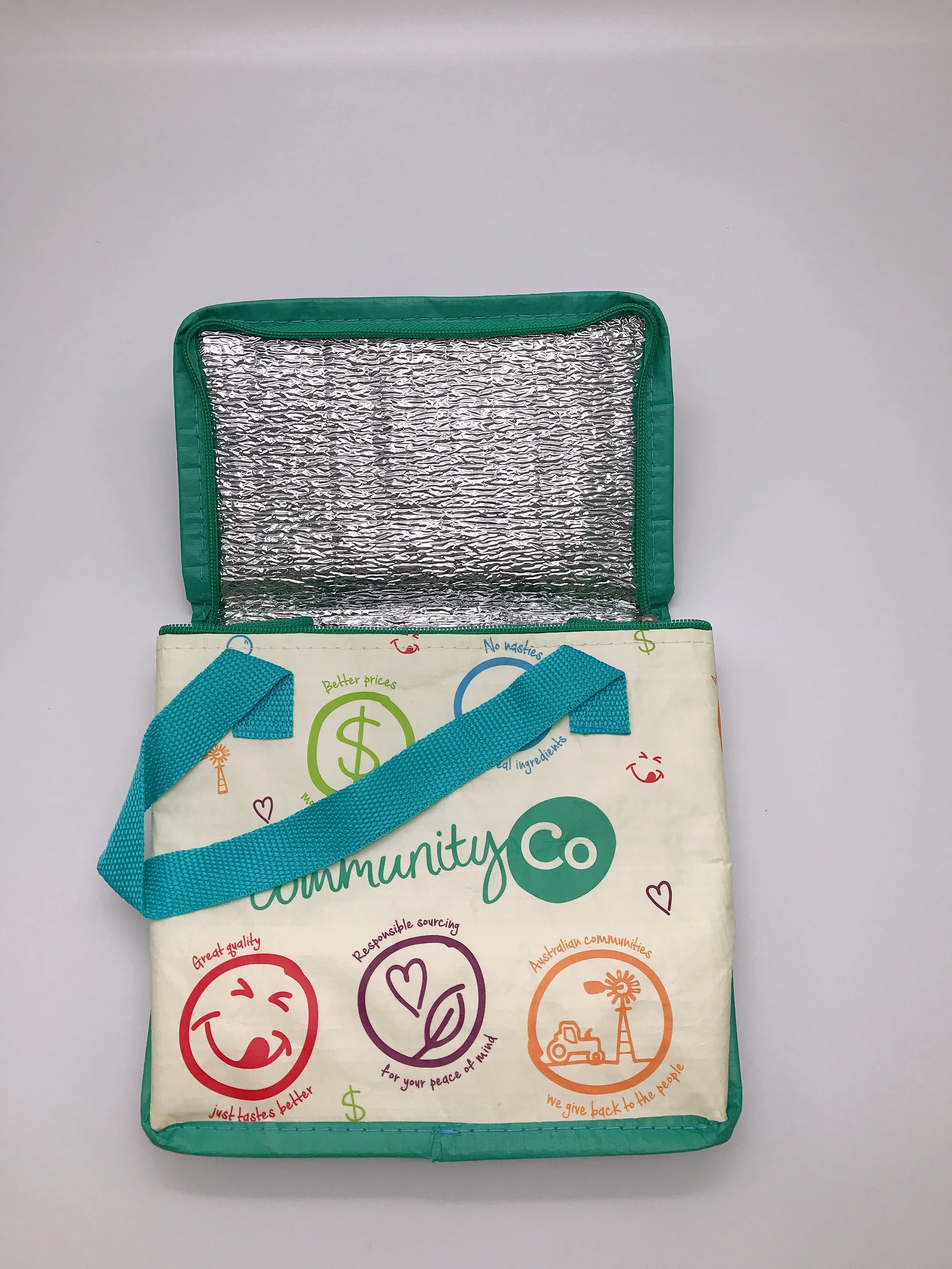 Customized Good Quality PP Woven Material Wine Cooler Bag for Shopping