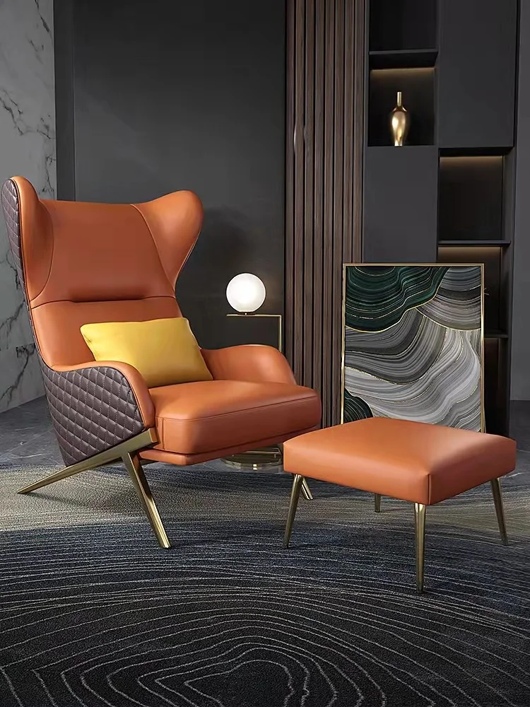 Italian high quality synthetic leather modern sofa furniture living room  upholstery factory direct customized manufacturers