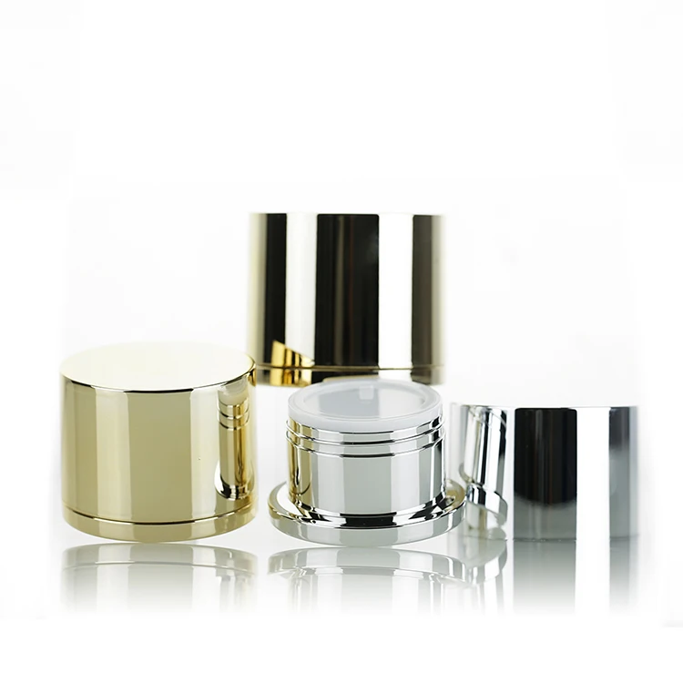 30g 50g Customized Cosmetic ABS PMMA Plastic Luxury Cream Jar  W-U