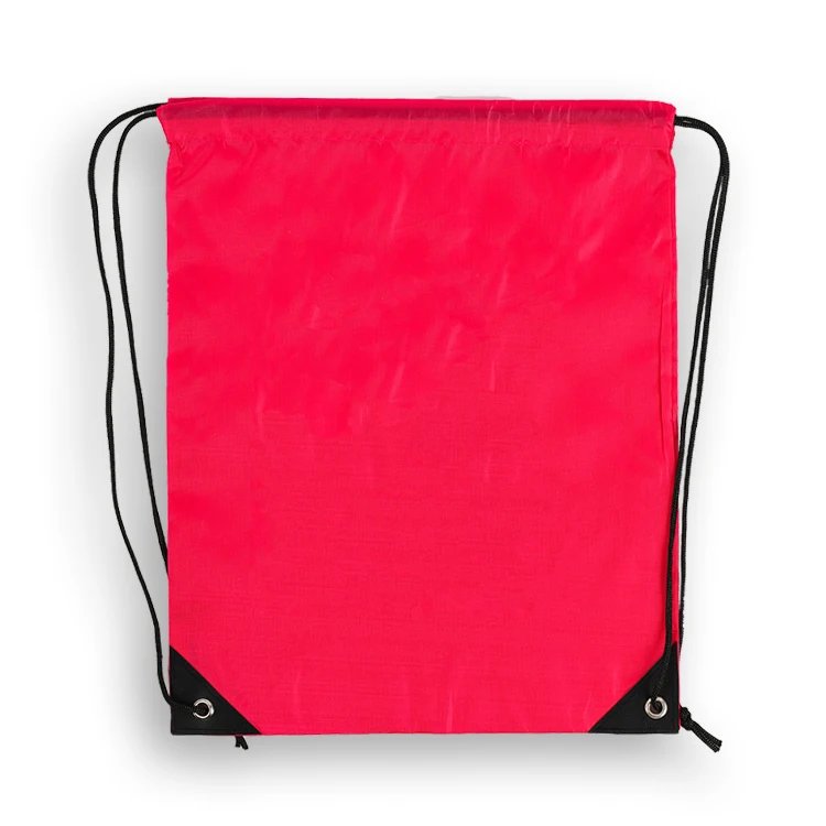 European market promotional 210D polyester string drawstring bag