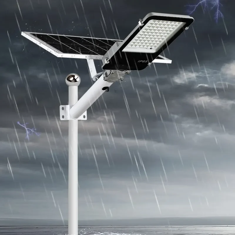 Smart SMD Human Body Induction 100w 200w 300w 400w Street Lighting Led Solar Powered Road Lamp