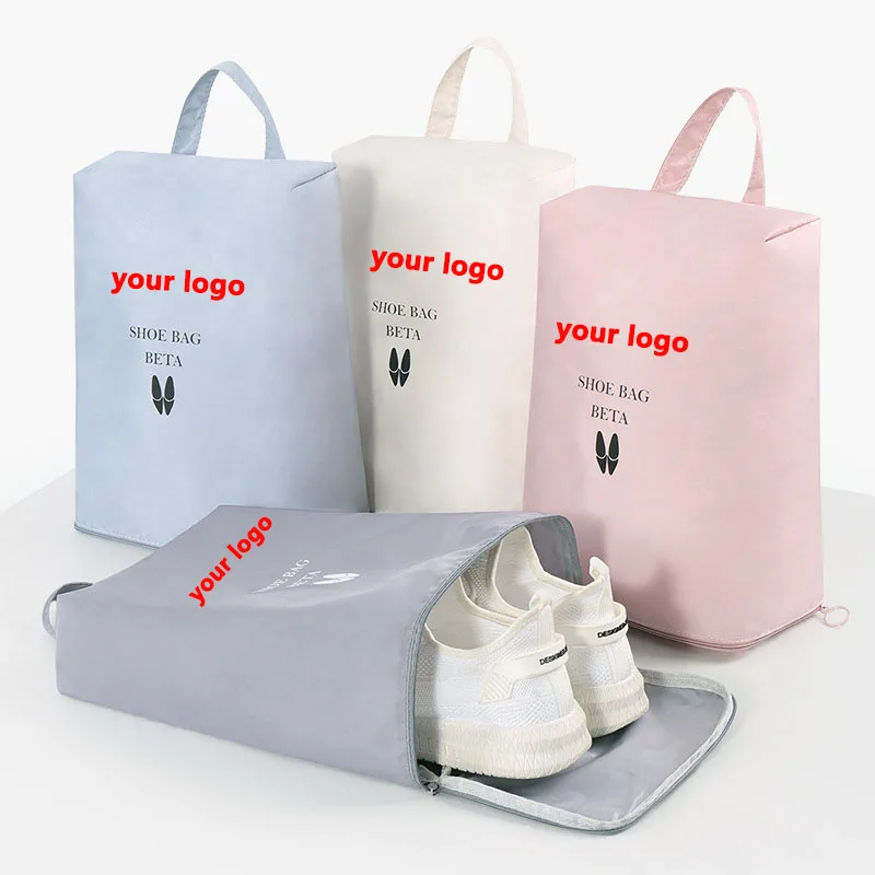 Moisture-proof and dust-proof shoebox shoe cover portable travel fitness sports travel shoes bag set