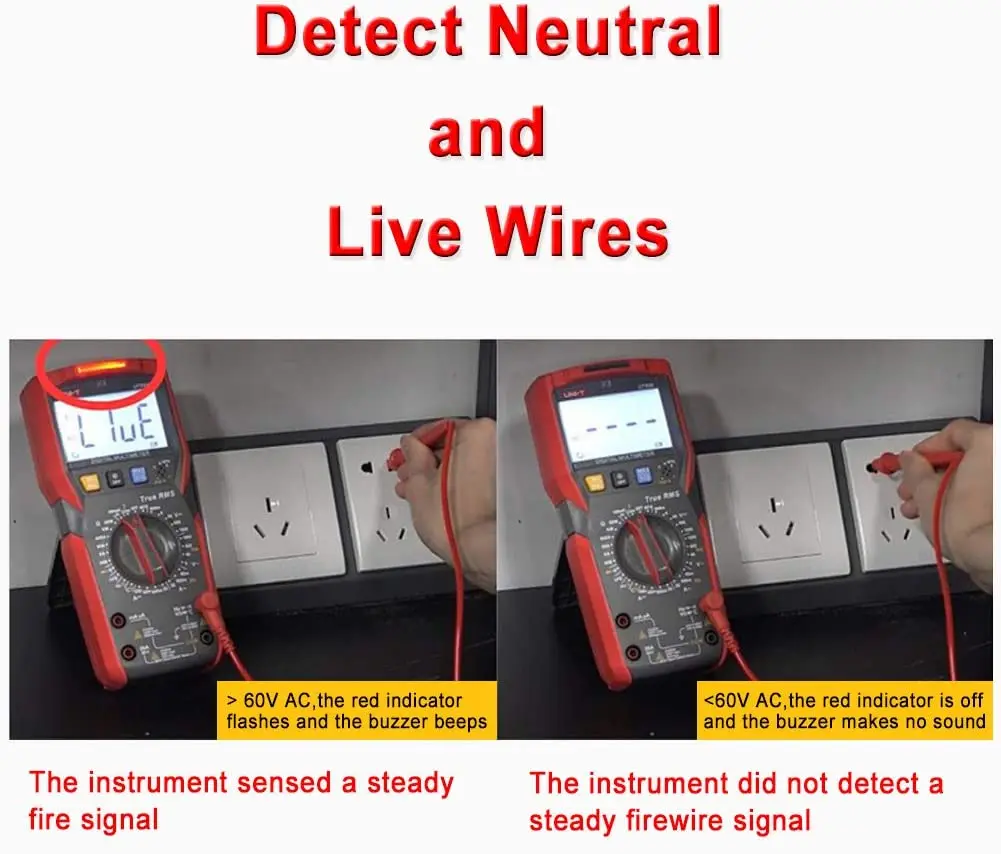 UNI-T UT89X Digital Multimeter True RMS NCV Tester AC DC Voltmeter Ammeter Capacitance Frequency Resistance Temperature Tester