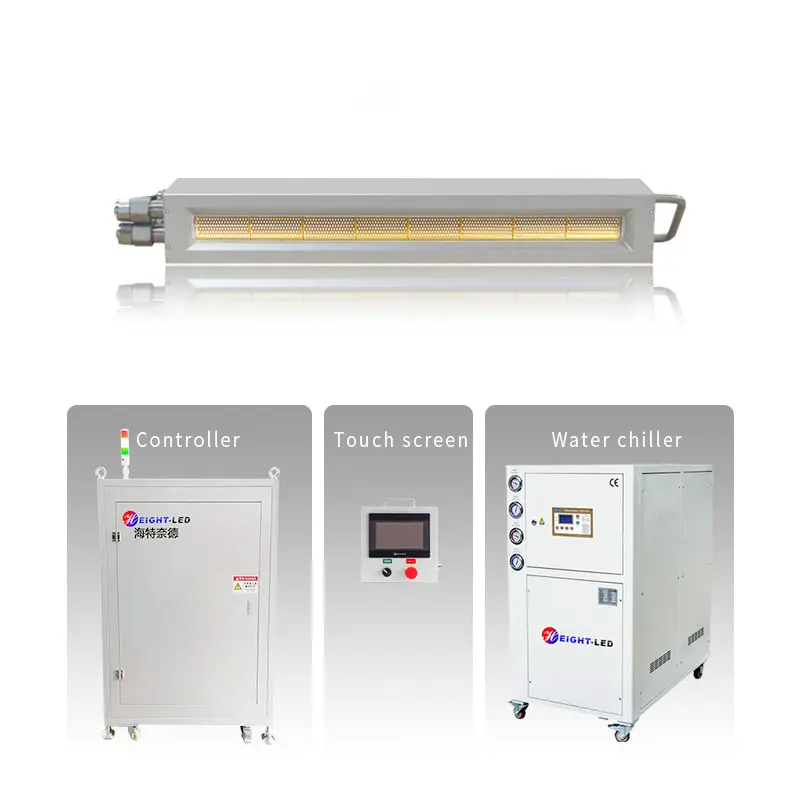 Smart UV LED Flexo Curing System with Automatic Width Detection for Consistent Ink Curing