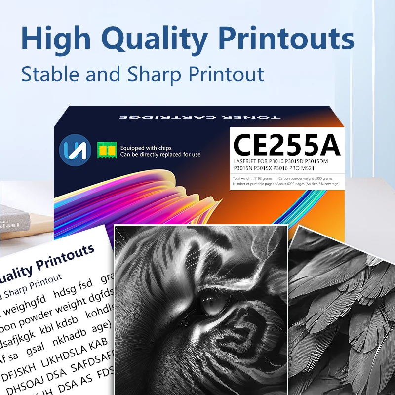 CE255A For hp Printer Toner Cartridge Ce255a 255a 55a P3015x