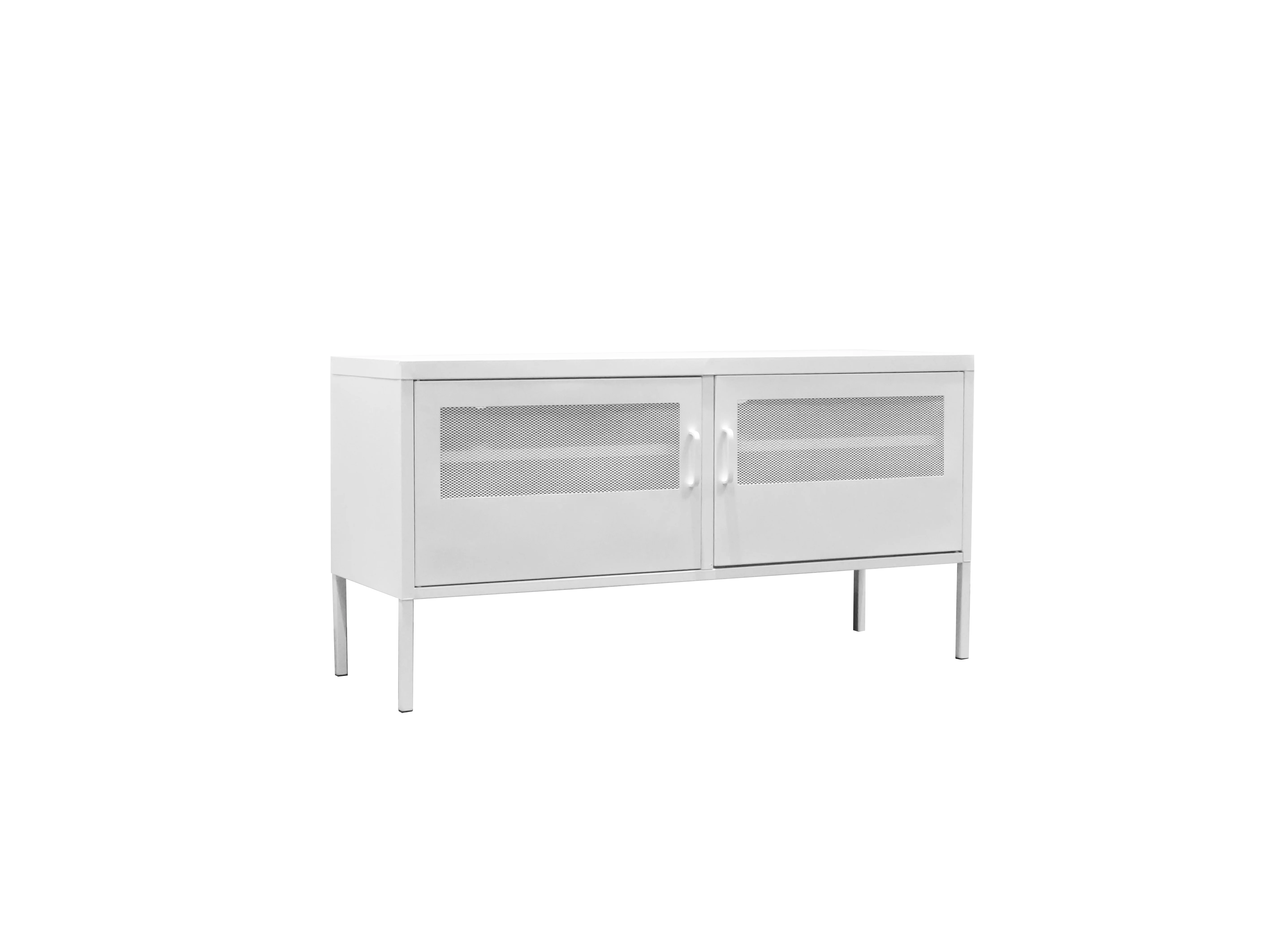 Modern Tv Stand High Quality Design Red Color Customized Packaging Elegant Custom Steel Locker Wardrobe for Living Packing Room