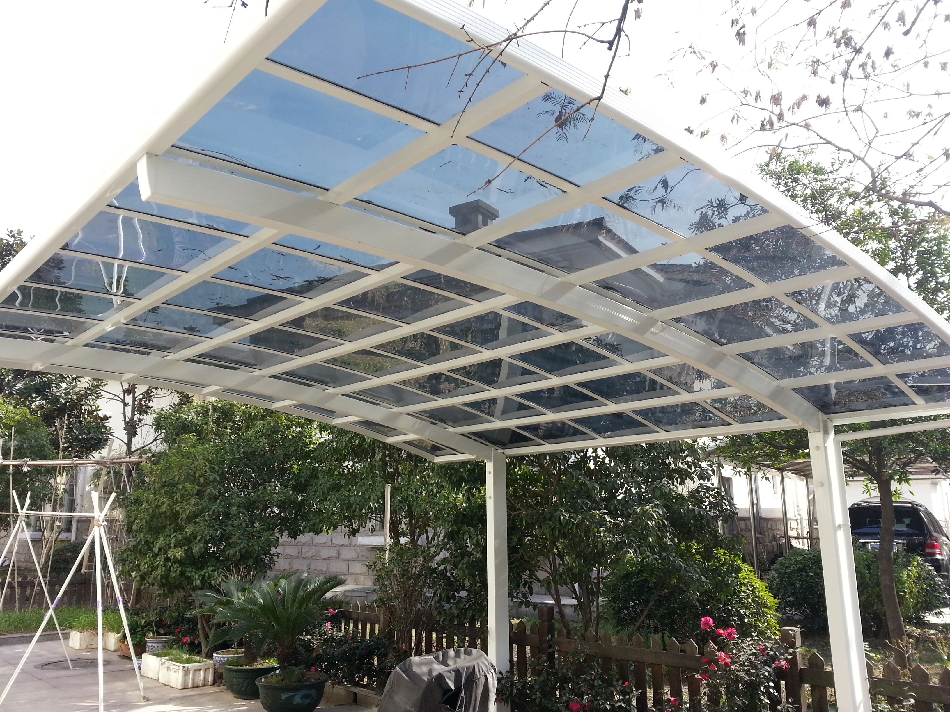 Waterproof UV-resistance Flame Retardant garden shed carport garage outdoor shed canopy for car