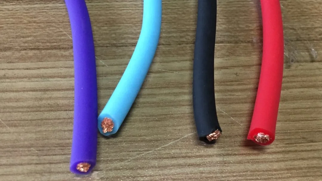 2021 Copper conductor 4GA translucent black car power wire