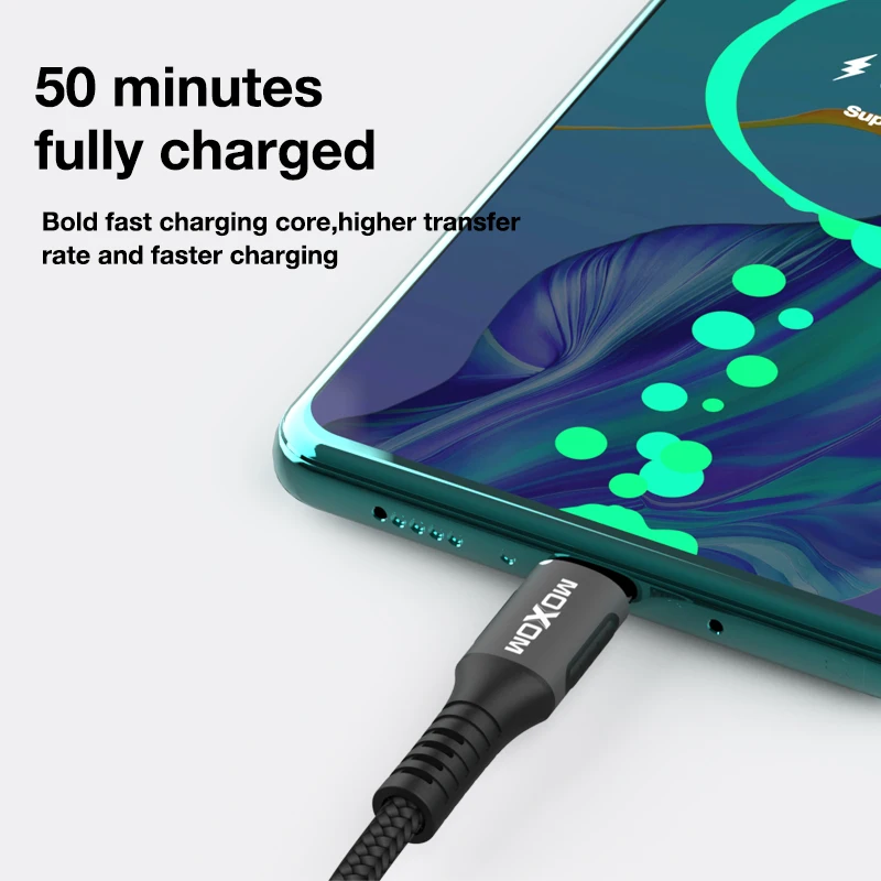 SuperCharge USB C Cable 5A For HuaWei Mate 20 Original P20 Cables Type A to Type C USB Data Super Quick Charge Cable