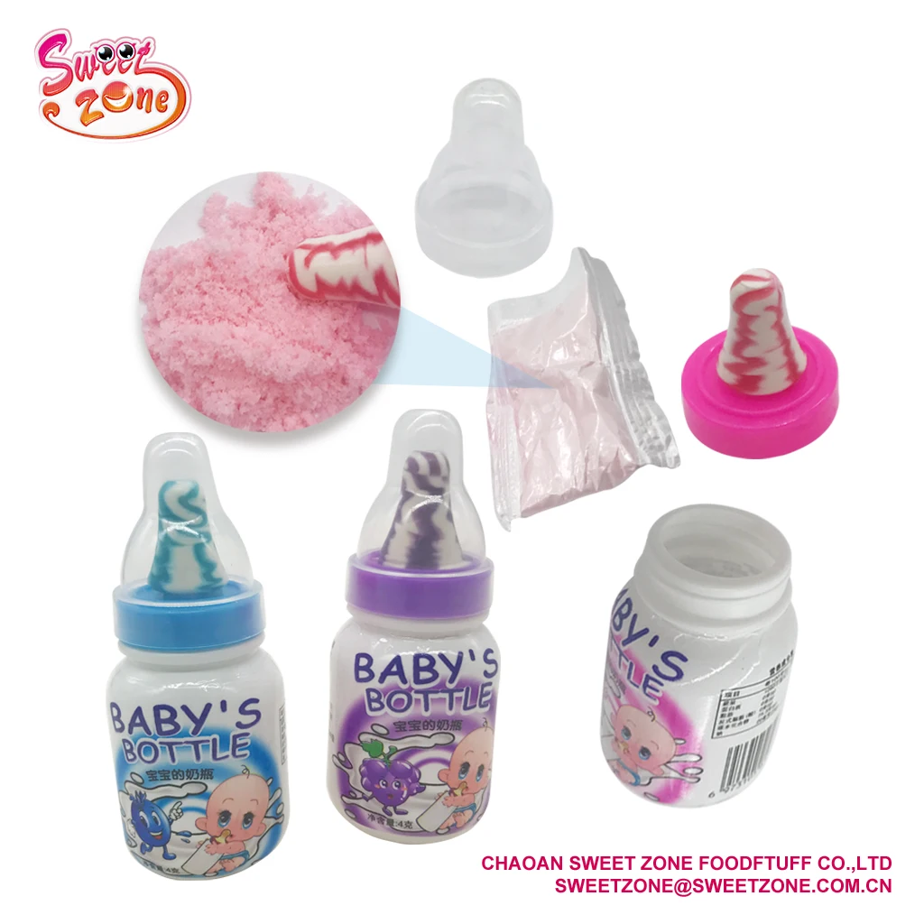 Детская бутылка соска жесткий леденец и порошок конфеты