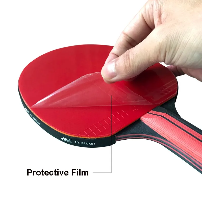 Customized Star Paddle 7 Layers Wood With Carbon Training Table Tennis Racket with Cartying Bag in Stock