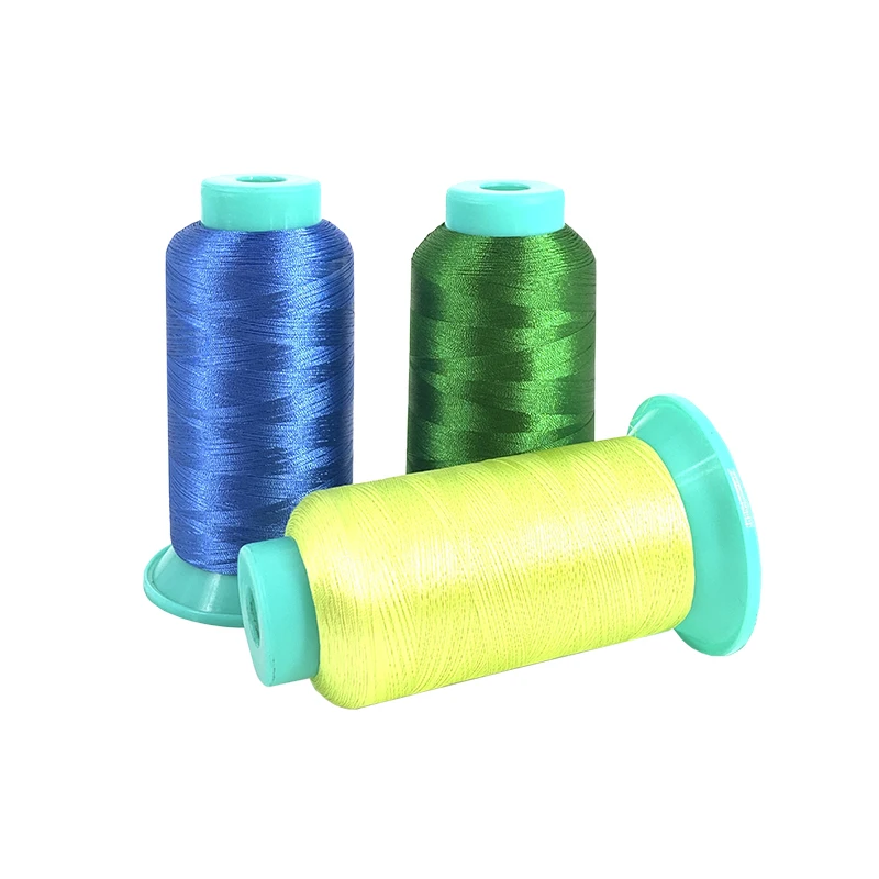 Oeko-Tex 75D/2 вискозная Вышивальная нить для машины шелковая 1680 цветов