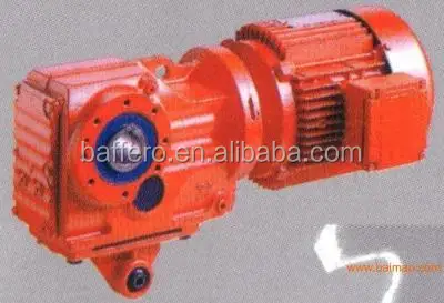 K series bevel gearbox KAT87 right-angle motor reducer gearmotor for Mining Chemical industry