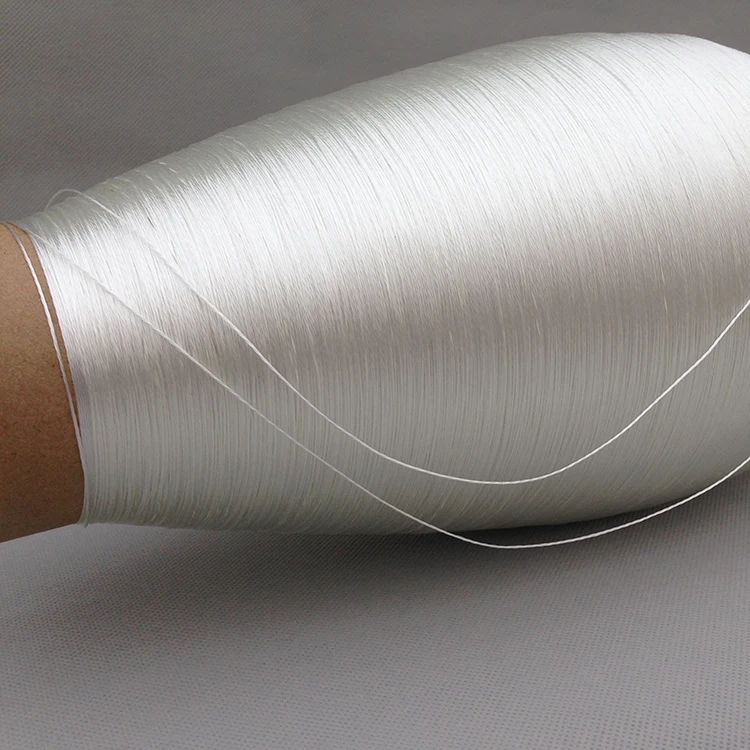China Factory Supply Twisted Fiberglass 100% spun polyester yarn manufacturer in china
