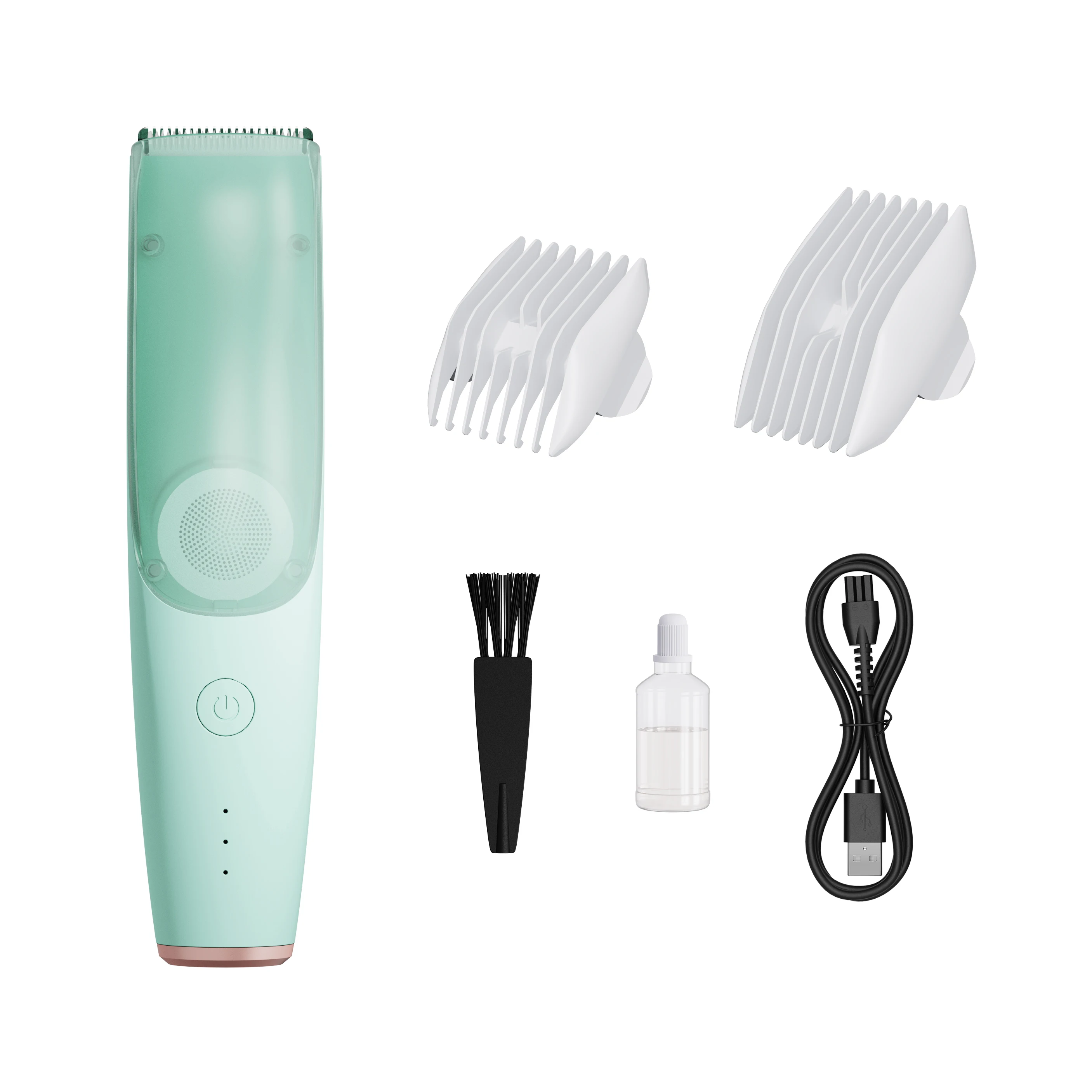 Best price stainless steel low noise strong suction baby kids vacuum hair clipper