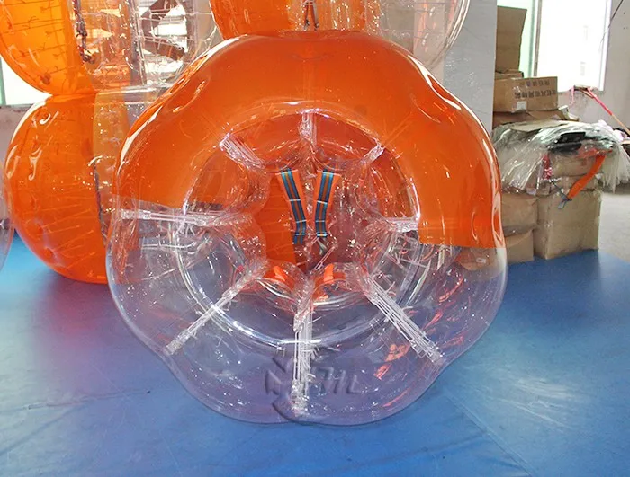 Transparent inflatable sumo body bubble soccer ball adult bumper ball for sport game