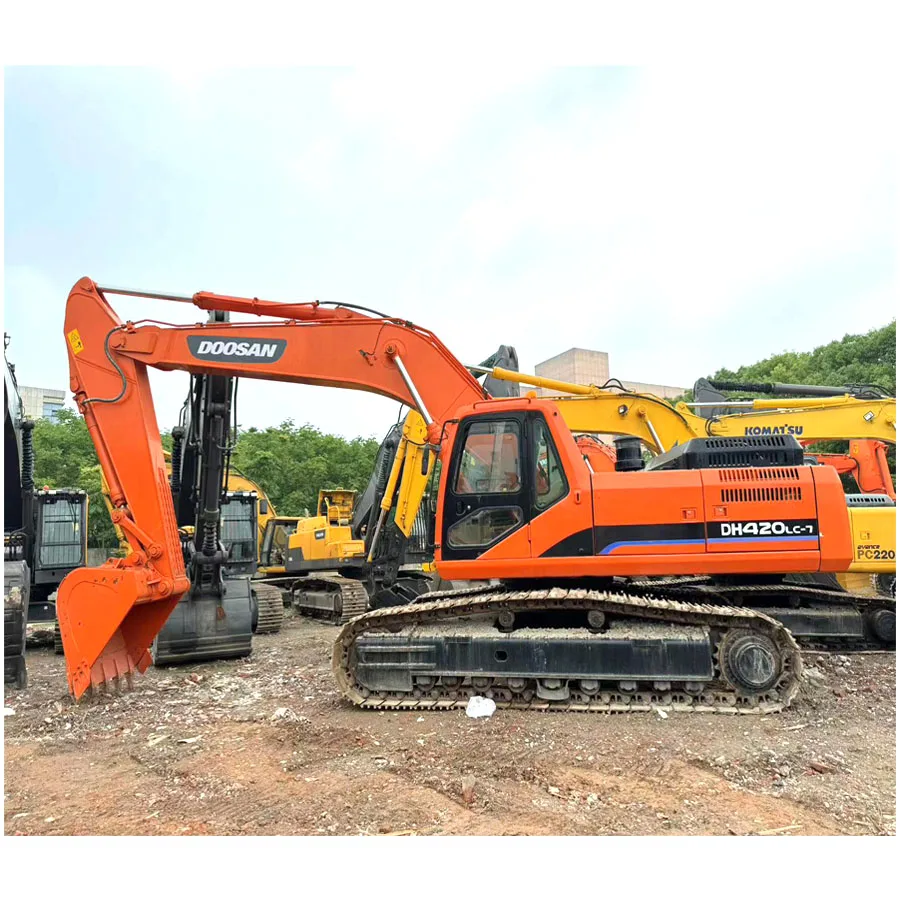 Used Doosan DH420LC-7 Crawler Excavator 42 tons Heavy Construction Machinery Doosan DH420 Second-hand Digger Hot Sell