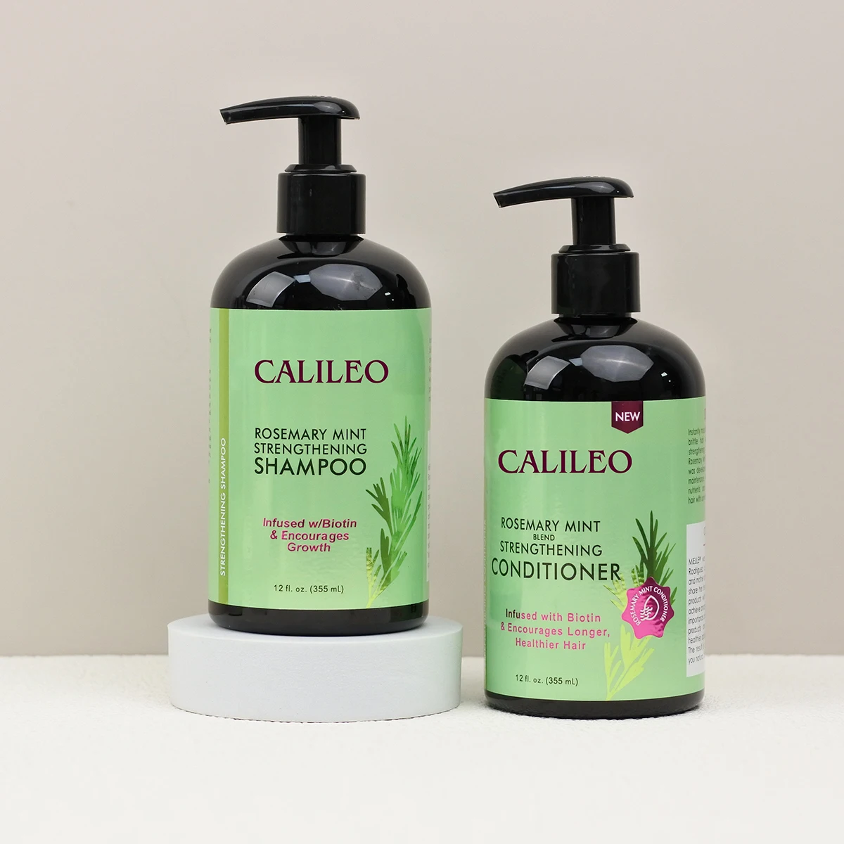 Wholesale Private Label Hair Care Set  Organic Hair Strengthening Smooth Rosemary Mint Shampoo And Conditioner