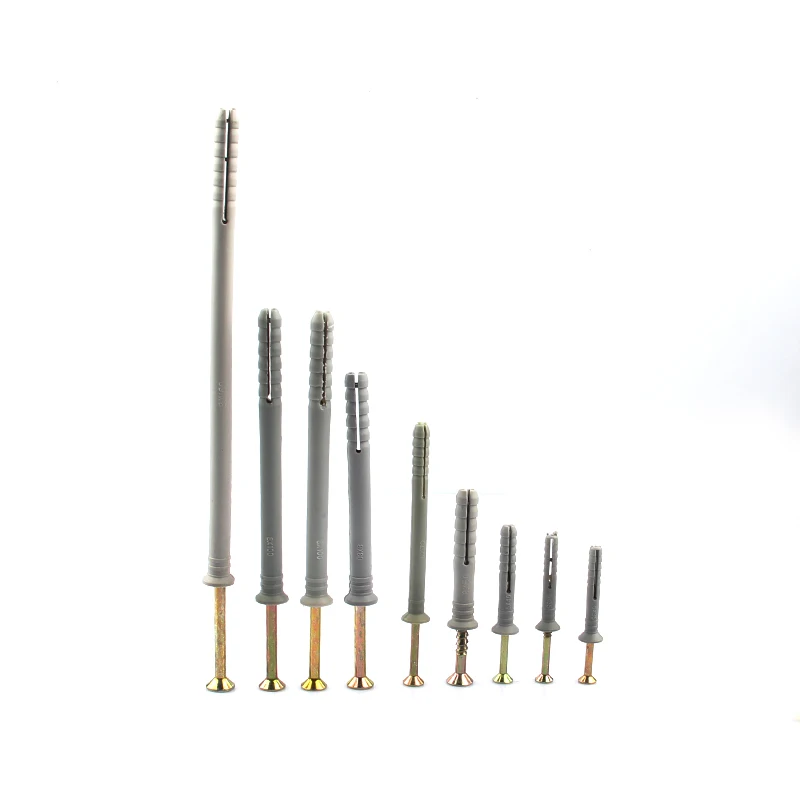 Wholesale Price Nylon Frame Fixing Anchors Hammer Drive Anchor With Countersunk Head