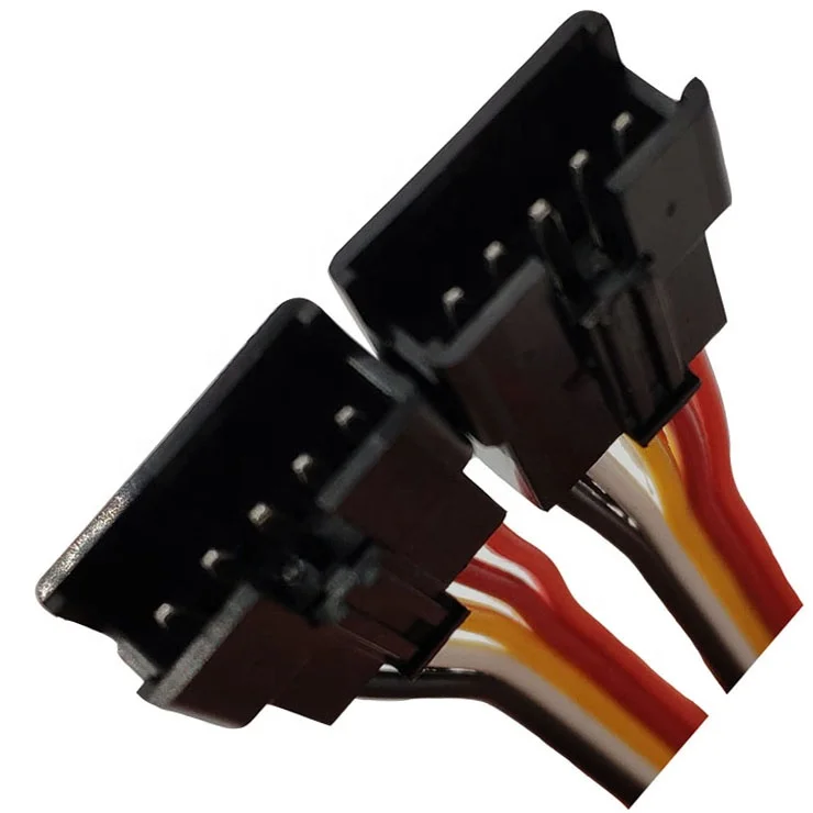 Factory Custom 2 3 Pin Wire Harness Assembly Molex/JST/XH/VH Terminal Plug Male and Female Connector plastic wire harness
