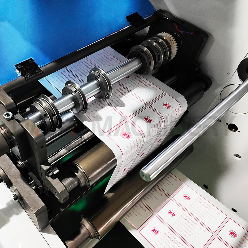 DABA rotary label a3 a4 roll paper automatic die cutting machine with feeding
