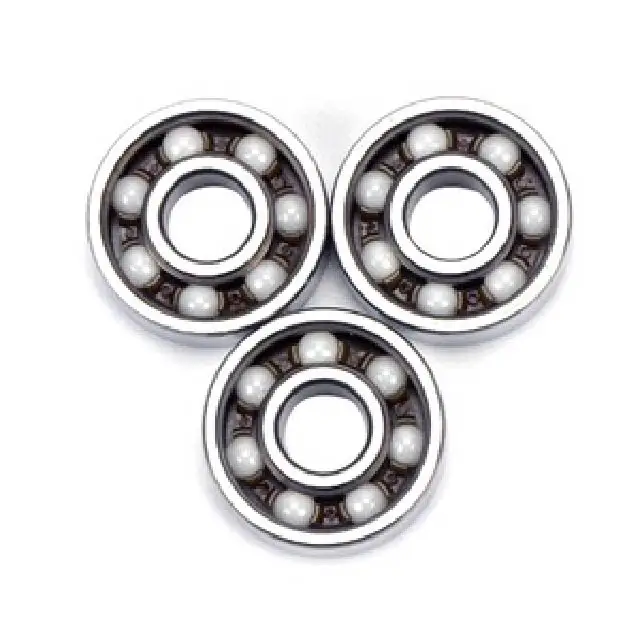 608RS Deep Groove Ball Bearing Custom Logo Ceramic Ball Bearing 8*22*7mm Hybrid Ceramic Bearing
