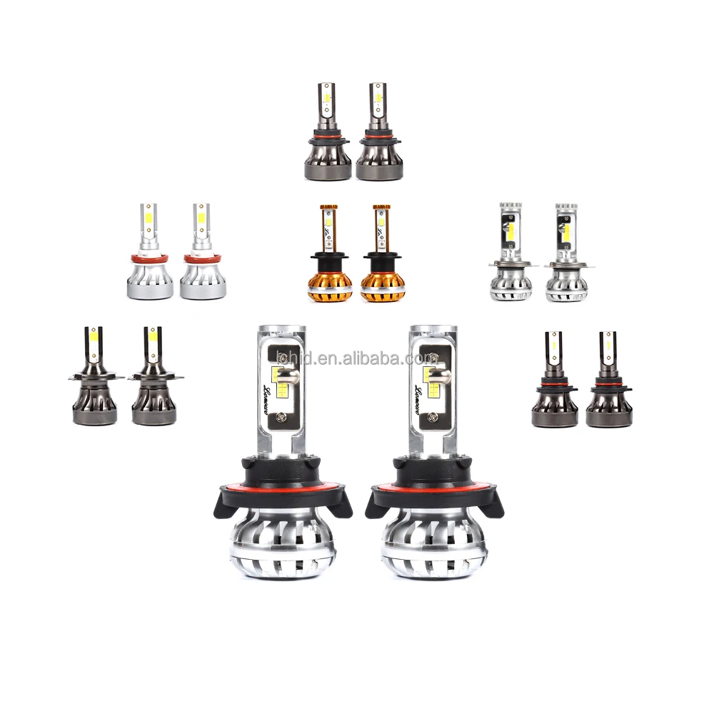 9 -32V LED BULBS Headlight H7 H1 20000LM Car Lights H8 H9 H11 9005 Hb3 4300K 6000K 8000K Auto Fog Light Car LED Headlight Bulbs