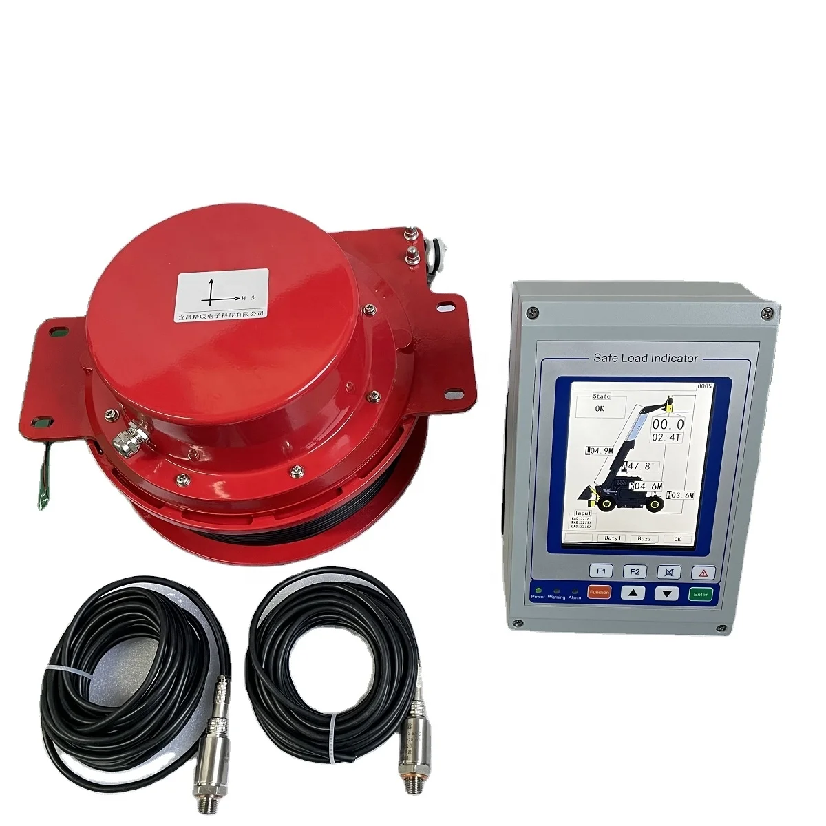 Load Moment Indicator(LMI)/Safe Load Indicator(SLI) full set with length&angle sensor max 40 meters for Telescopic Handler