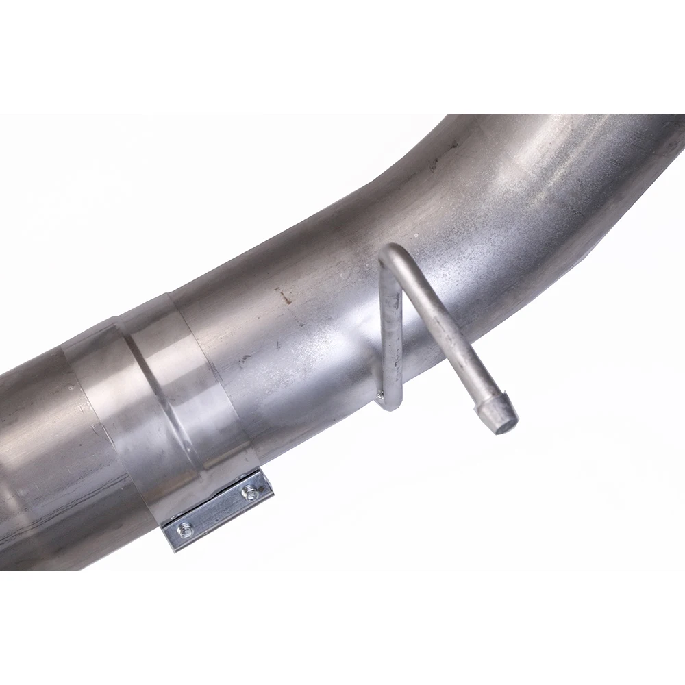 5 Inch SS409 2015.5-16 6.6 LML GMC Chevy Duramax Diesel Exhaust System Dpf Delete Pipe, Aluminized