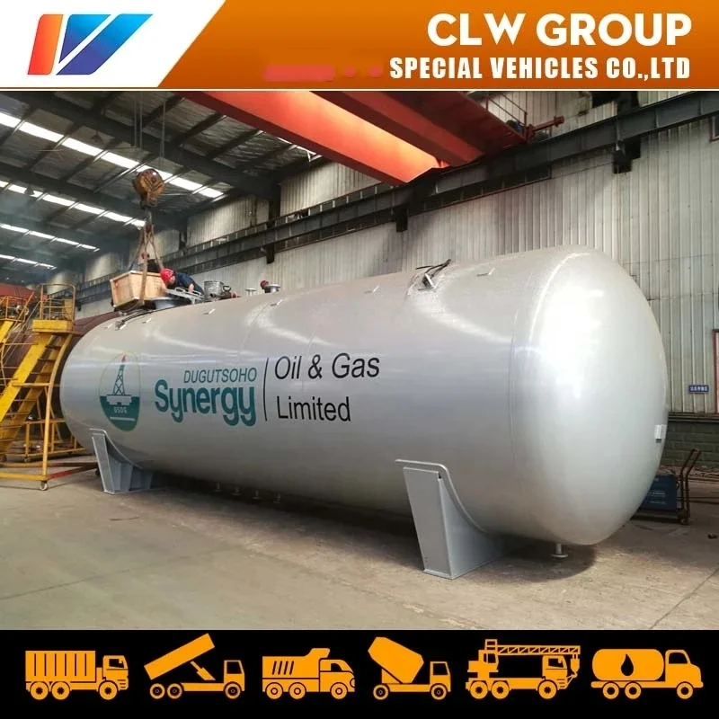 50000 Liters Propane Gas Storage Tank for LPG Station Plant 25 Tons LPG Bullet Storage Tank price