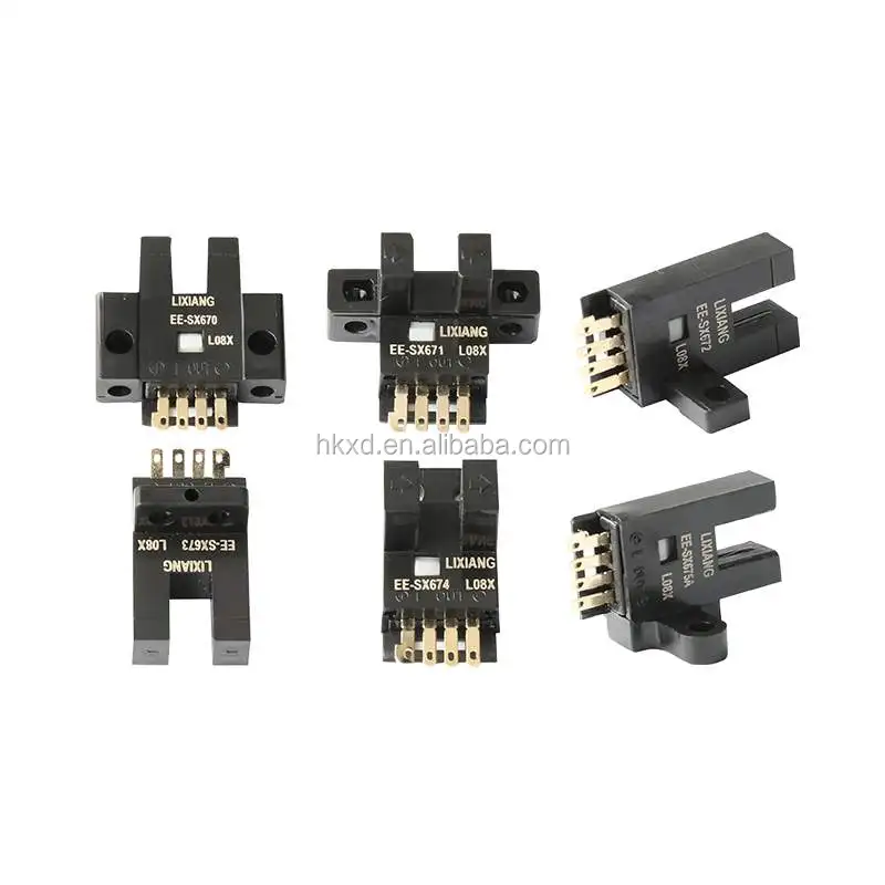 Electronic Components EE-SX670 EE-SX670A EE-SX670P EE-SX670R EE-SX470 DIP-4 DC5-24V Slotted Optical Switch Photoelectric Sensor