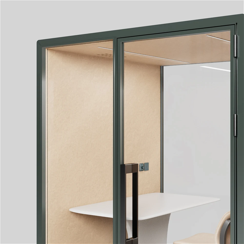 New Product Hot Sale High-Performance Modular Pod System Integrated Lighting Features Office Booth For Private Meetings