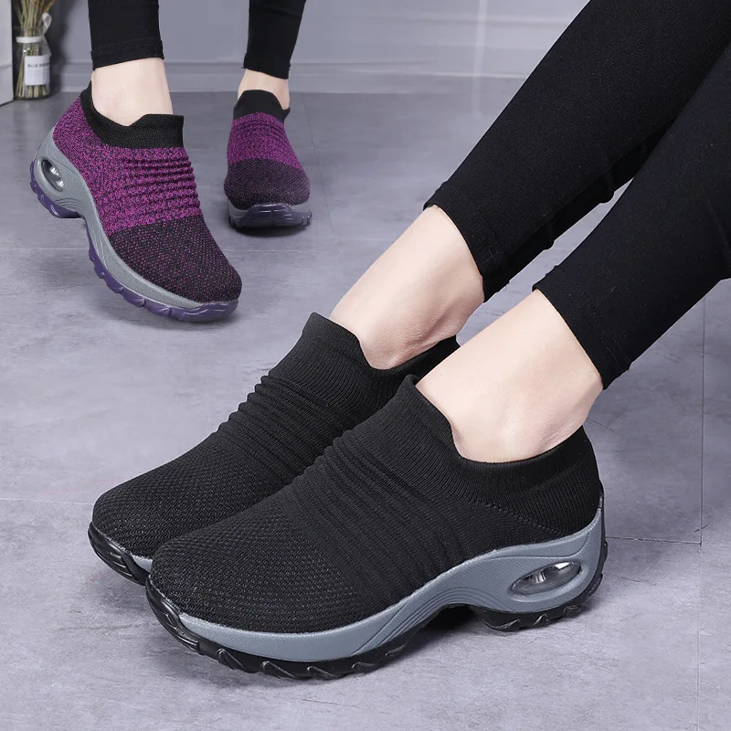 New Fashion 2020 Low Price Wholesale Air Cushion Dance Shoes Women Sneakers For And