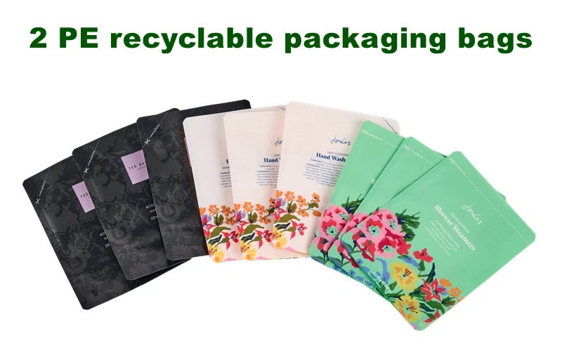 Hot selling pe/pe packaging bags in Europe and America, free samples of recyclable materials stand up pouch