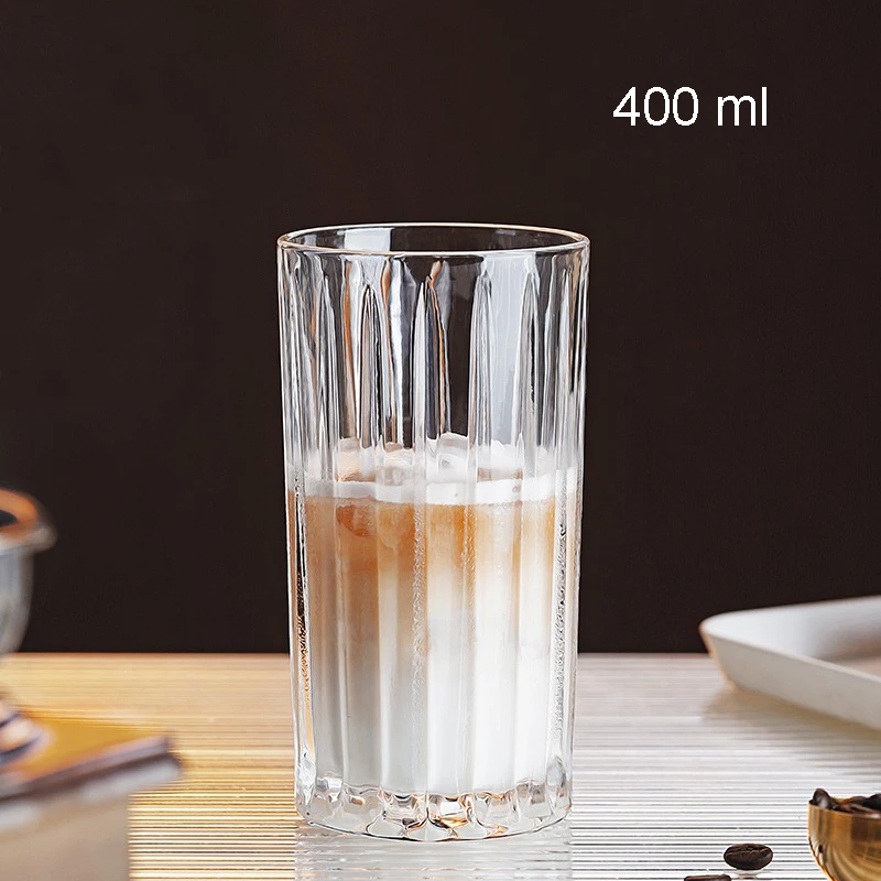 Ins Trendy Coffee Tea Beverages Travel Camping Party Glass Cups with Flower Pattern