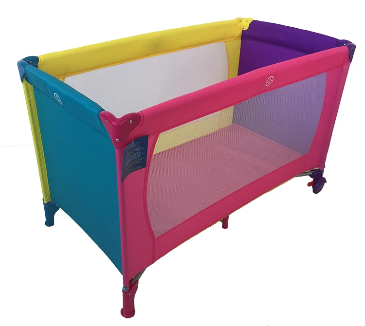 
baby plastic playpen bed pink portable cradle cribs play yard cot bed kids playpen fence bassinet travel cot 