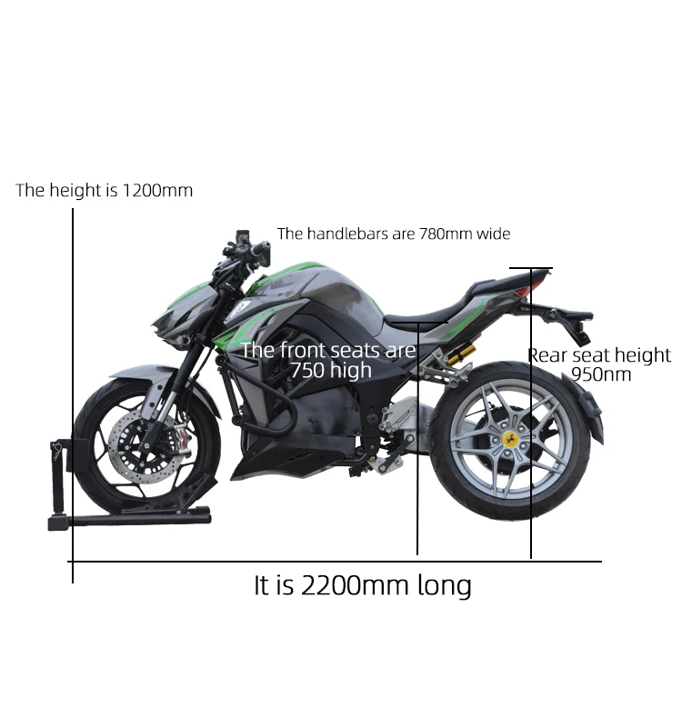Factory Sale Large High Speed Street Motorbike 5000w Wholesales Cheap Eec Racing Electric Motorcycle