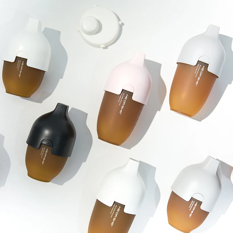 HEORSHE 240ml 160ml wide neck new design baby newborn bottle feeding bottle food grade BPA free silicone bottle for wholesale