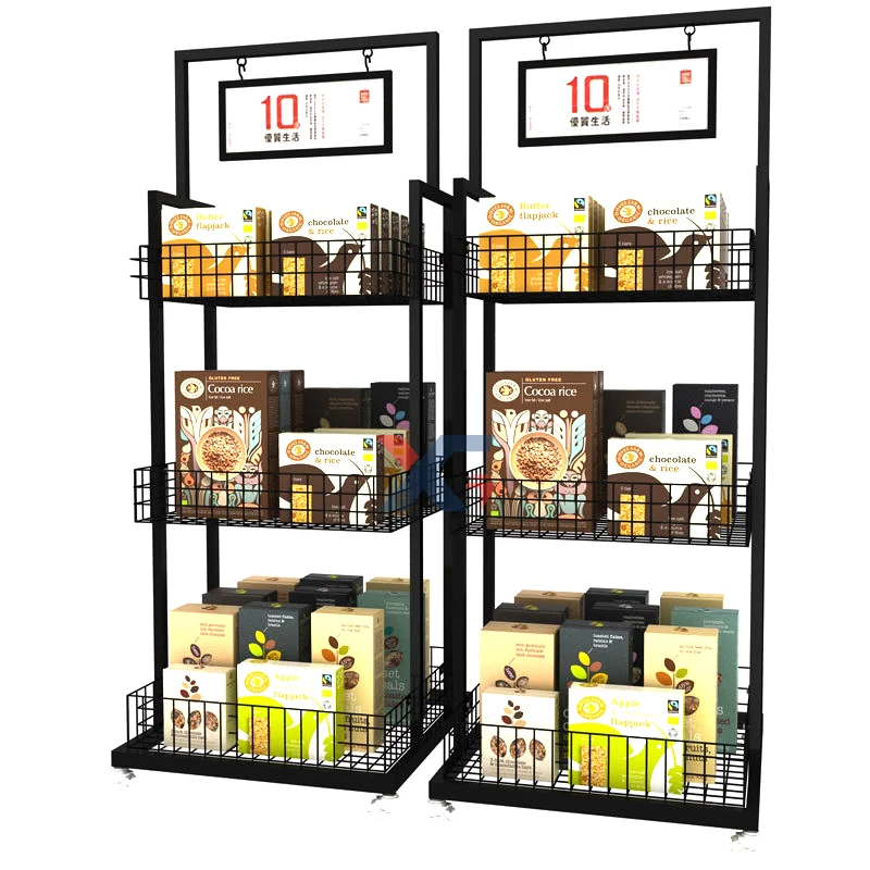 Shop furniture customized 3 tiers wire storage basket metal wire shelving display beauty supply store shelves display rack