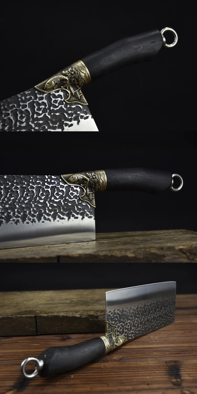 Yangjiang hot push Damascus knife forging knife vg10 stainless steel 5-piece kitchen knife set