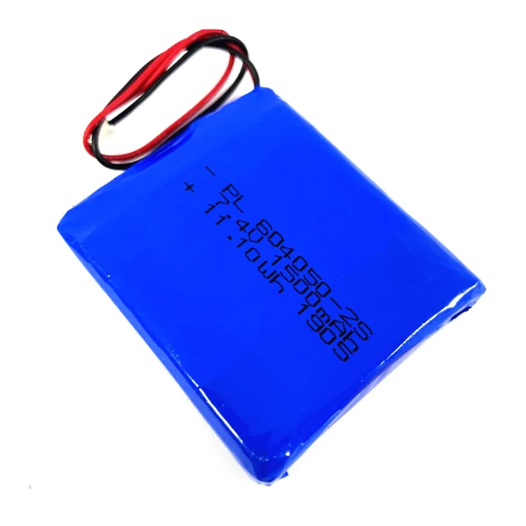 Lithium Battery 7.4V 1500mah 1000mAh 2S1P Lipo Rechargeable Ion Polymer With Pcb and Connector
