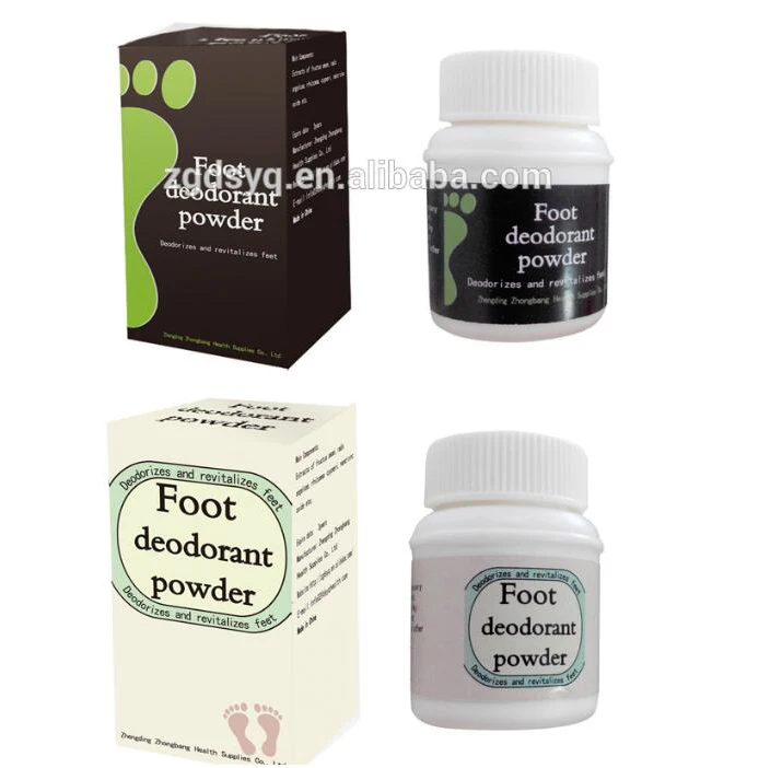 
100% herbal foot odor powder feet sweat powder spray foot deodorant 