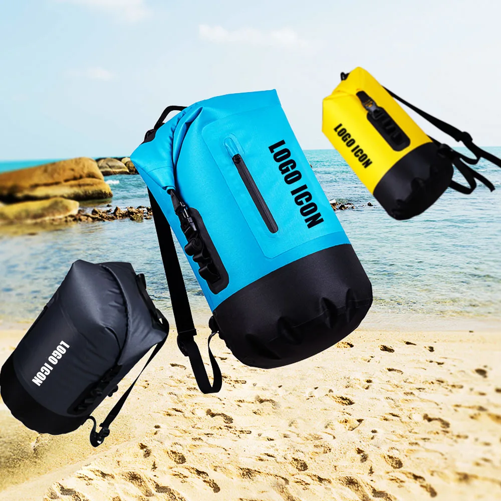 outdoor beach  boating hiking river seas surfing swimming ocean TPU pvc waterproof pack floating dry  backpack bag