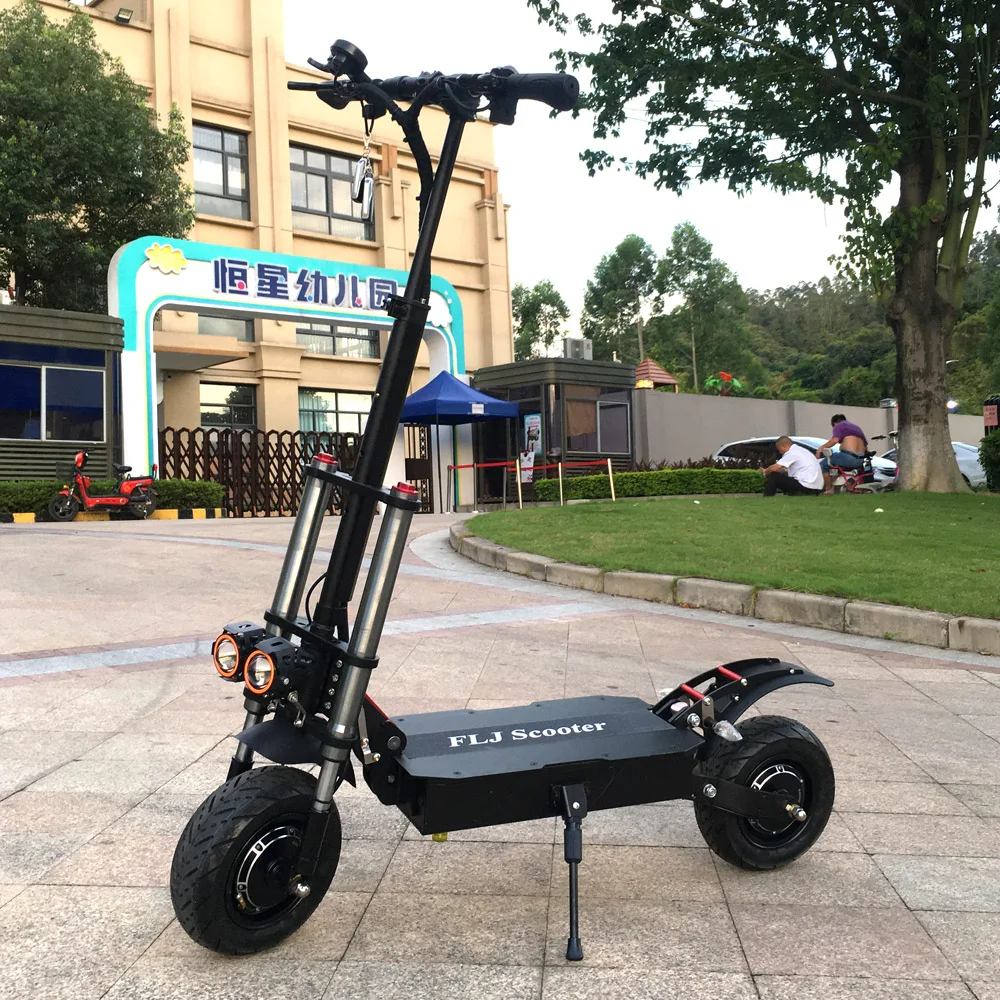 60V высокоскоростной взрослый 6000W Электрический Скутер 2 колеса складной электрический скутер цена