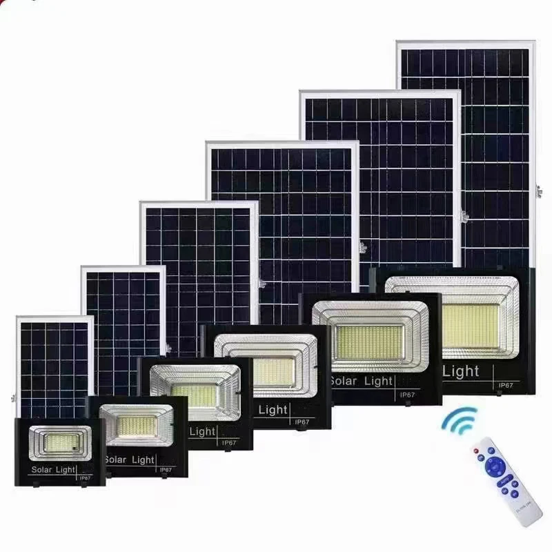 Solar Light Outdoor Waterproof Reflector Floodlight with Remote Control Led Light 5M Cord Garden Yard Indoor Solar Lamp Outdoor