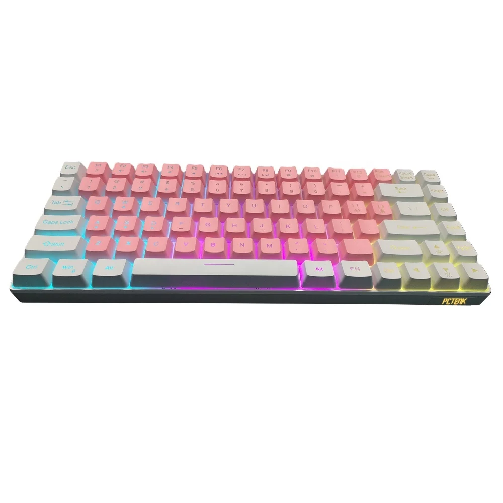 RGB Backlit Keyboard and Mice for Computer Laptop Ergonomic Illuminated Key board 2.4g Wireless Keyboard and Mouse Combo