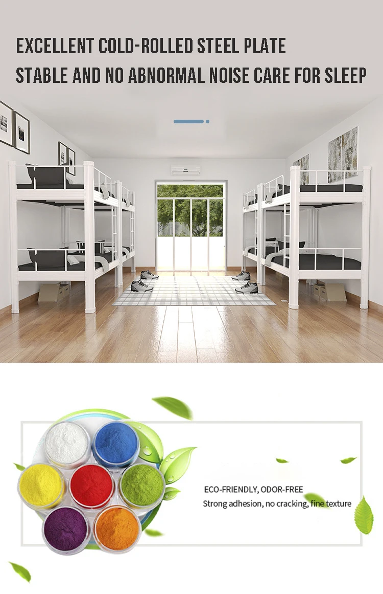 Double deck bed for sale bed iron bunk steel frame beds lit superpos en metal travailleur lit adulte superpos