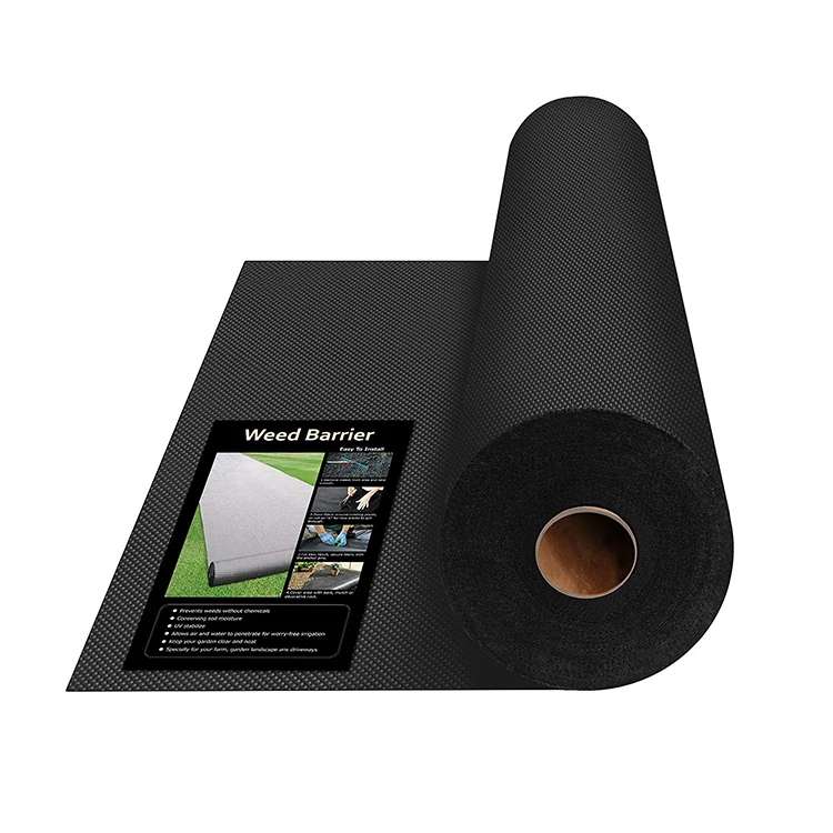 Weed control barrier mat in roll fabric / landscape ground cover / PP spunbond nonwoven non woven fabric or agriculture