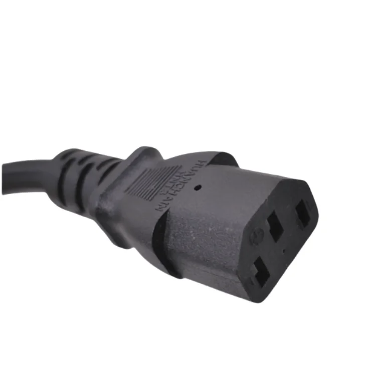 c14-p to c13 power cord three cores black power extension cord power socket  c14-p plug water-proof